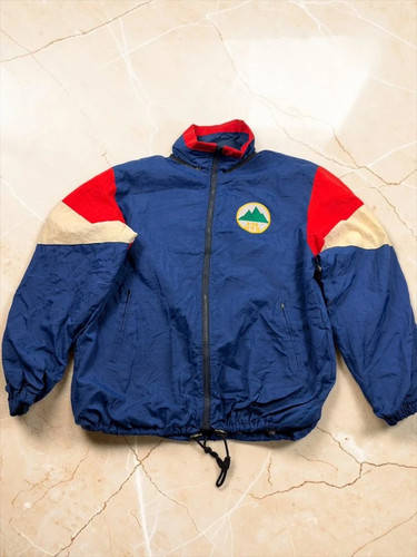 Vintage windbreaker blau rot - vintage,