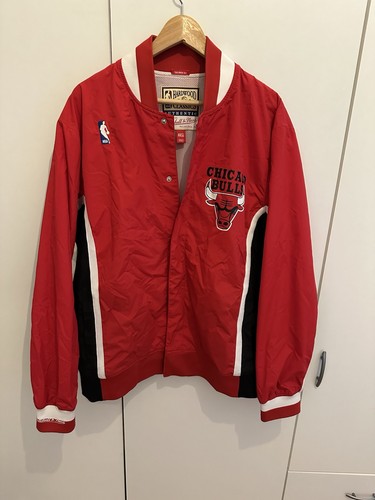 Mitchell ness warm up jacke - &,