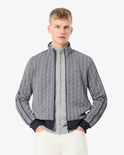 Lacoste jacquard track jacke - lacoste,