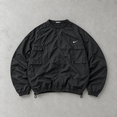 Nike track jacket black - track, black/gray