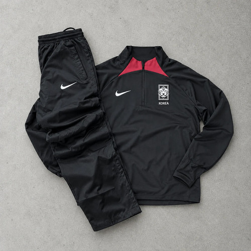 Nike tracksuit black red rare - tracksuit,