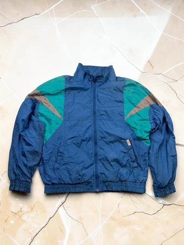 Vintage windbreaker petrol - windbreaker, l