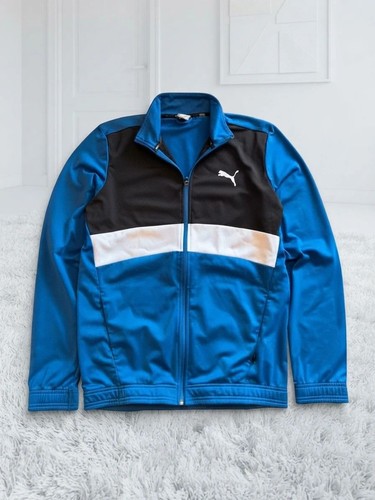 Puma trainingsjacke blau - puma, m