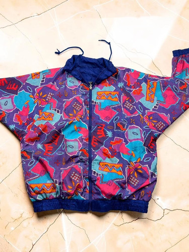Vintage windbreaker bunt - vintage,